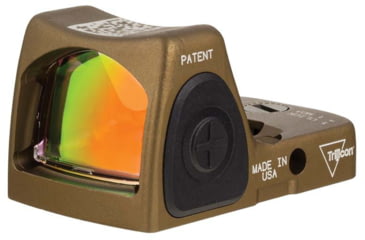 Image of Trijicon RM06 RMR Type 2 Adjustable LED Red Dot Sight, 3.25 MOA Red Dot, No Mount, Hard Anodized, Coyote Brown, 700780