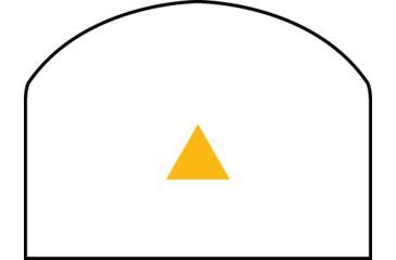 Image of Trijicon RMR Dual Illuminated Reflex Sight, 12.9 MOA Amber Triangle, RM33 Mount, Black, 700054