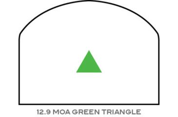 Image of Trijicon RMR Dual Illuminated Reflex Sight, 12.9 MOA Green Triangle, No Mount, FDE, 700282