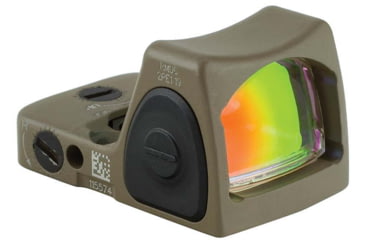 Image of Trijicon RM06 RMR Type 2 Adjustable LED Red Dot Sight, 3.25 MOA Red Dot, No Mount, Matte, FDE, 700696