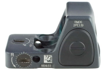 Image of Trijicon RM06 RMR Type 2 Adjustable LED Red Dot Sight, 3.25 MOA Red Dot, No Mount, Matte, Gray, 700694