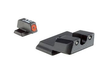 Image of Trijicon Trijicon HD XR Night Sight Set, Orange Front Outline for Smith and Wesson SHIELD .40, .45, and 9mm, Black SA639-C-600856