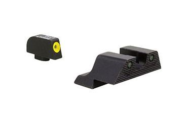 Image of Trijicon Trijicon HD XR Night Sight Set, Yellow Front Outline for Glock Models 20, 21, 29, 30, and 41 including S and SF variants, Black GL604-C-600840