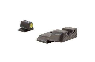 Image of Trijicon Trijicon HD XR Night Sight Set, Yellow Front Outline for Smith and Wesson M&amp;P, SD9 VE, SD40 VE, Black SA637-C-600850