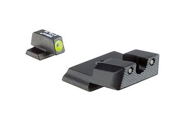 Image of Trijicon Trijicon HD XR Night Sight Set, Yellow Front Outline for Smith and Wesson SHIELD .40, .45, and 9mm, Black SA639-C-600855