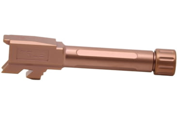 Image of True Precision Glock 43 Threaded Barrel, 1/2x28, Copper TiAlN, TP-G43B-XTC