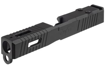 Image of TRYBE Defense Pistol Slide, Glock 19, Gen 3, Viper Cut, Black, SLDG19G3VPR-BN