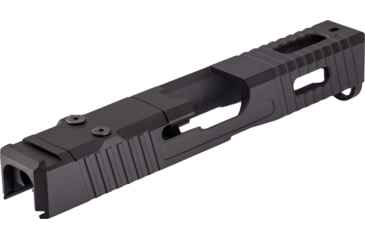 Image of TRYBE Defense TRYBE Defense Pistol Slide, Glock 19, Gen 5, Venom Cut, Version 1, Black Cerakote SLDG19G5VNM-BN