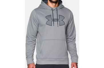 mens gray under armour hoodie