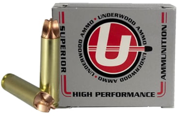 Underwood Ammo .458 SOCOM 250 Grain Solid Monolithic Brass Cased Rifle Ammunition, 20