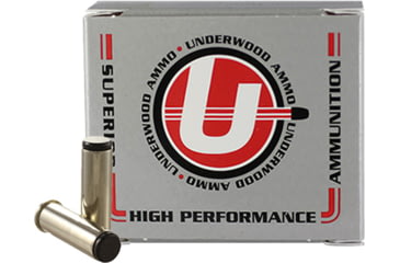 Underwood Ammo .38 Special 150 Grain Coated Hard Cast Nickel Plated Brass Cased Pistol Ammunition, 20, HC