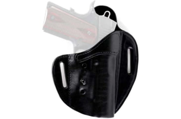 Image of Urban Carry LockLeather OWB Holster Size #222, Right Hand, Black, LL-OWB-222-BK-R