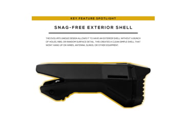 Image of Valiant Dynamics EvolvR Telescoping Combat Stock, Black, Commercial Buffer Tube, E111-00-C-BLK