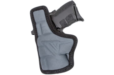 Image of Versacarry Comfort Flex Deluxe IWB Holster, Polymer, Grey Hybrid With Padded Back, Size 4, CFD3114