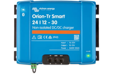 Image of Victron Energy Orion-TR Smart DC-DC Non-Isolated Charger / Power Supply, 10-15 volts, 30 amps, 360W, Blue, ORI241236140