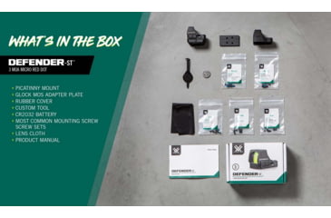 Image of Vortex Defender-ST 3 MOA Red Dot Sight, Black, 4x5.75x2.75, DFST-MRD3