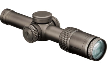 Image of Vortex Razor Gen II-E 1-6x24mm Rifle Scope, 30mm Tube, Second Focal Plane, Stealth Shadow, Hard Anodized, Red JM-1 BDC Reticle, MOA Adjustment, Multi, RZR-16008