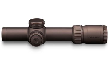Image of Vortex Razor HD Gen III 1-10x24 mm Rifle Scope, 34 mm Tube, First Focal Plane, Stealth Shadow, Hard Anodized, Red EBR-9 MOA Reticle, MOA Adjustment, RZR-11001