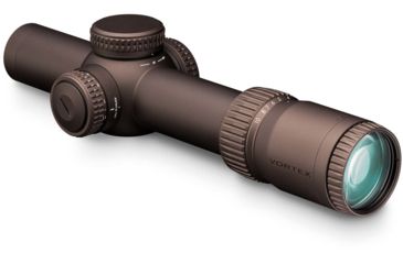 Image of Vortex Razor HD Gen III 1-10x24 mm Rifle Scope, 34 mm Tube, First Focal Plane, Stealth Shadow, Hard Anodized, Red EBR-9 MOA Reticle, MOA Adjustment, RZR-11001