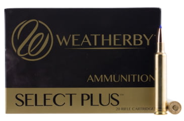 Weatherby B653127LRX Select Plus 6.5x300 Wthby Mag 127 Gr LRX Boat Tail 20 Bx/, 20, SBT