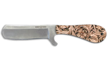 Image of Whiskey Bent Knives Bullcutter Fixed Knife w/Satin Blade, 440 Steel Blade, 6in Overall Length, Acrylic Handle, Floral Tool, WB41-03