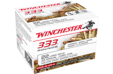 Winchester 333 .22 Long Rifle  Rimfire Ammunition