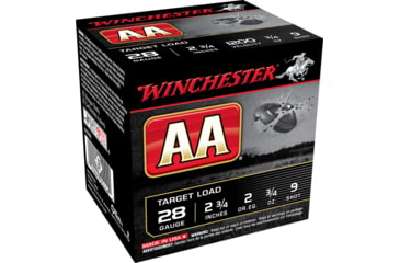 Winchester AA 28 Gauge 3/4 oz 2.75" 1200 ft/s Shotgun Ammunition