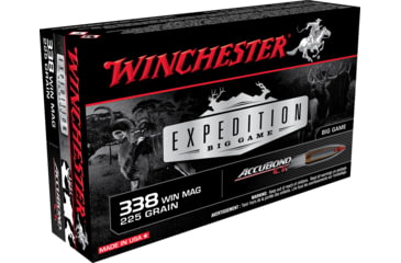 Image of Winchester Ammo S338CT Expedition Big Game .338 Win Mag 225 Gr AccuBond CT20 Bx, S338CT