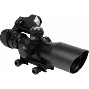 Amazon.com : Pinty Rifle Scope 4-12x50EG Rangefinder Mil Dot Tactical  Reticle Scope with Laser Sight and Red Dot Sight : Sports & Outdoors