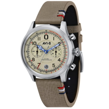 AVI-8 Flyboy - Lafayette Watch Japan Meca-Quartz VK 64 Chronograph Movement  with Date and 1/5 Second | Free Shipping over $49!