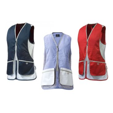 Beretta Silver Pigeon Shooting Skeet Vest new all sizes Red/Navy 