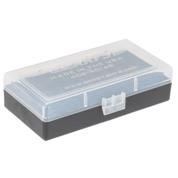 FREE SHIPPING BERRY'S PLASTIC AMMO BOXES CLEAR/BLACK 50 ROUND 223 / 5.56 4