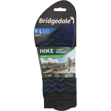 Bridgedale Mens Hike Lightweight Merino Wool Perofrmance Ankle 710096
