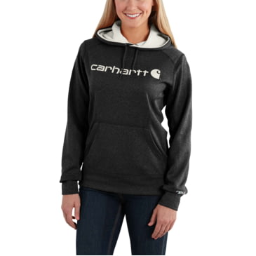 BN18-2185 Carhartt Womens Force Extremes Signature Graphic Sweatshirt BLK LRG