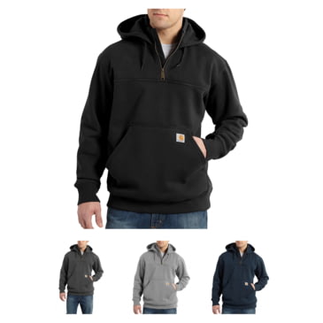 carhartt rain defender paxton heavyweight hooded zip mock sweatshirt