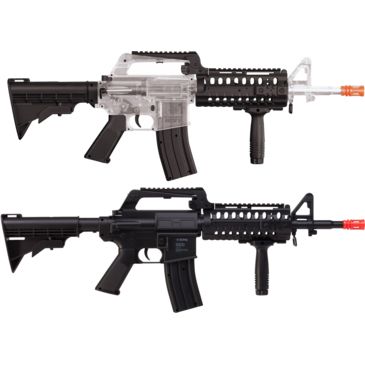 Crosman Airsoft Aircade Bundle Tactical Stinger R37 Rifle Auto Target System BBs 