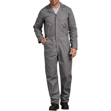 Dickies Men's Gray Deluxe Cotton Long Sleeve Coveralls 48700GY 