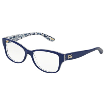 Dolce&Gabbana ALMOND FLOWERS DG3204 Single Vision Prescription Eyeglasses |  Free Shipping over $49!