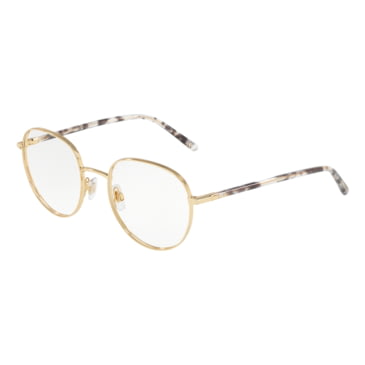 dolce and gabbana gold frame glasses