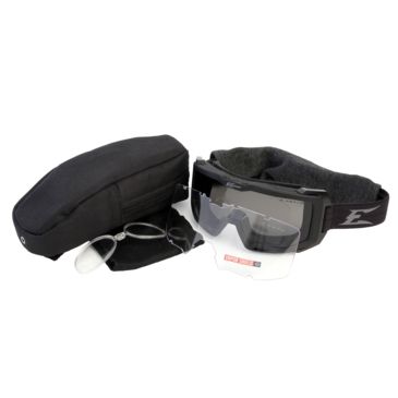 Edge Blizzard Ballistic Rated Goggles Black W Clear and G15 Lens HB611 for sale online 