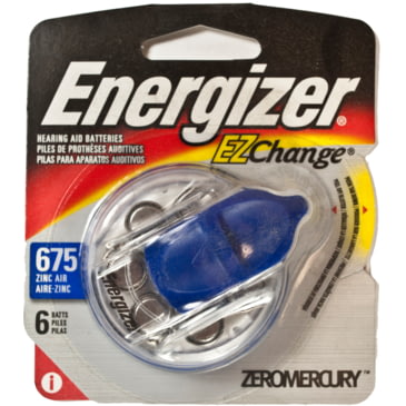 Energizer battery hearing aid az675ez-8 (039800064370)