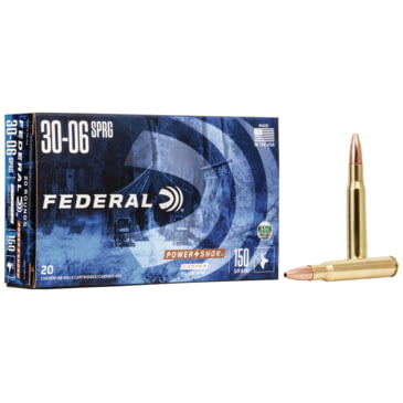 Federal Premium Power Shok Copper 30 06 Springfield 150 Grain Copper Hollow Point Centerfire Rifle Ammunition Free Shipping Over 49