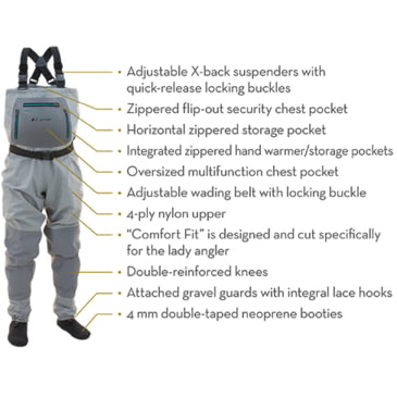 Womens FROGG TOGGS Hellbender Breathable Stockingfoot Chest Wader