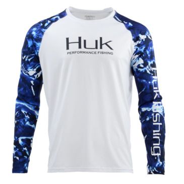 Color Beach Peach H1200136-850 Huk Men's Double Header Vented Shirt