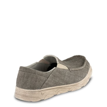 mens wide canvas slip on shoes