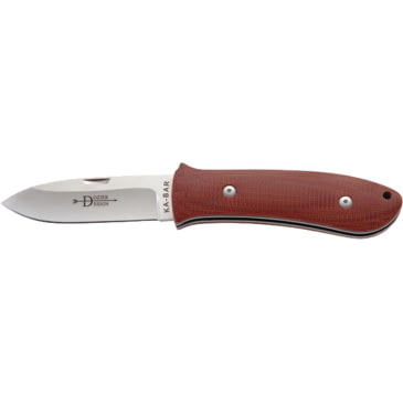 Ka Bar Knives Dozier Big Easy Slip Joint Folding Knife W Hard Sheath 3 5in Blade Free Shipping Over 49
