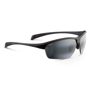 Maui Jim Sunglasses Stone Crushers 429-2M Matt Black Neutral Grey Polarized 