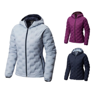 mountain hardwear stretchdown hooded jacket zinc