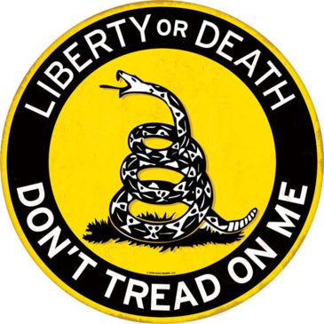 Open Road Brands Die Cut Emb Tin Sign Don't Tread On Me Ylw | Free 