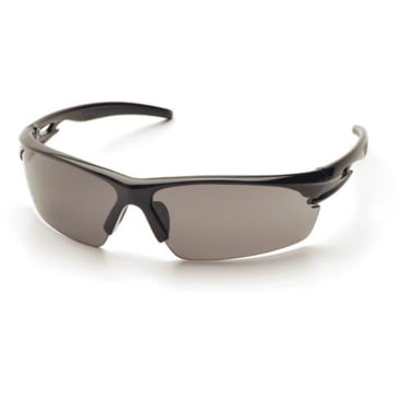 Pyramex Endeavor Plus Gray/Black Indoor/Outdoor Mirror Safety Glasses Sun Z87+